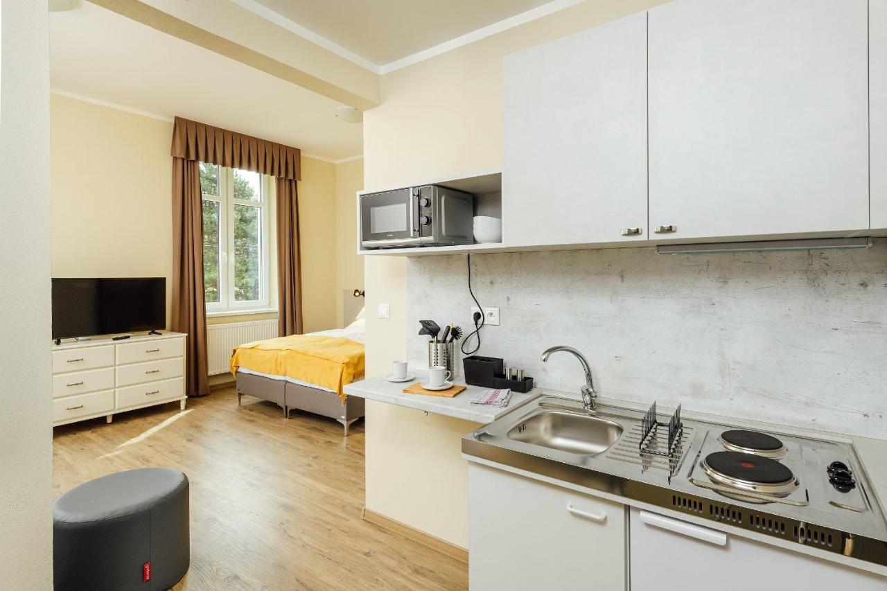 Apartmanovy Dom Grand - Contactless Check In เตรนชิอาสกี เตปลิตเซ ภายนอก รูปภาพ