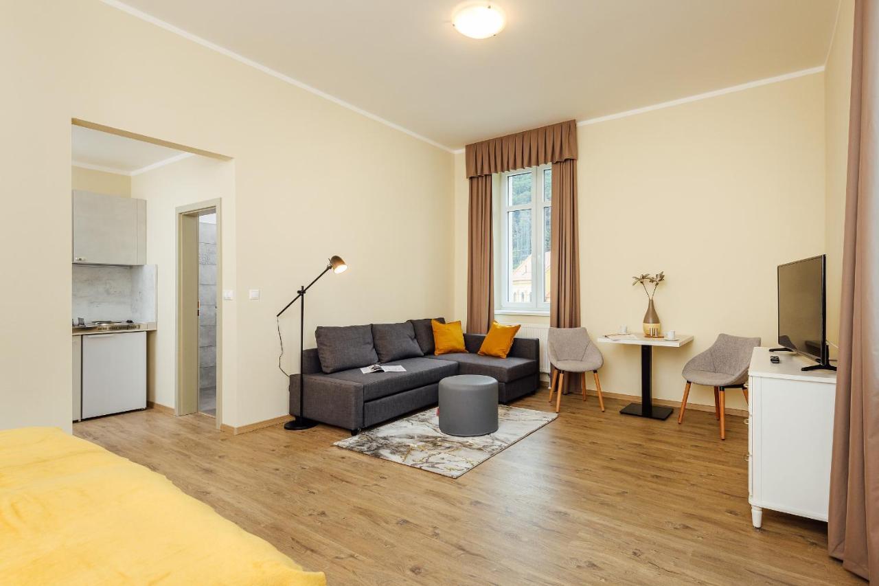 Apartmanovy Dom Grand - Contactless Check In เตรนชิอาสกี เตปลิตเซ ภายนอก รูปภาพ